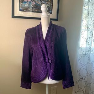 🌷Coldwater Creek Leather Jacket- size L🌷